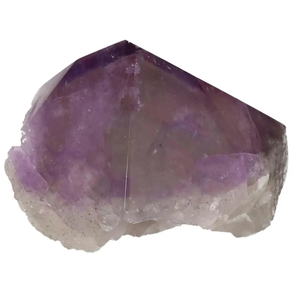 Elegant Polished Point Amethyst with deep violet hues by Sylvia Crystals, symbolizing luxury and spiritual harmony.