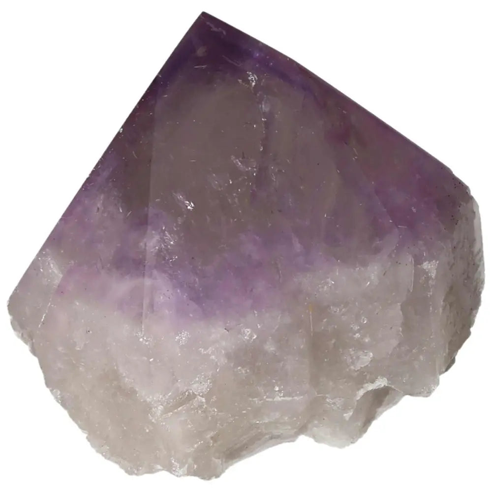 Polished Point Amethyst crystal from Sylvia Crystals, offering aesthetic appeal and energy balance, handpicked for luxury and consciousness.