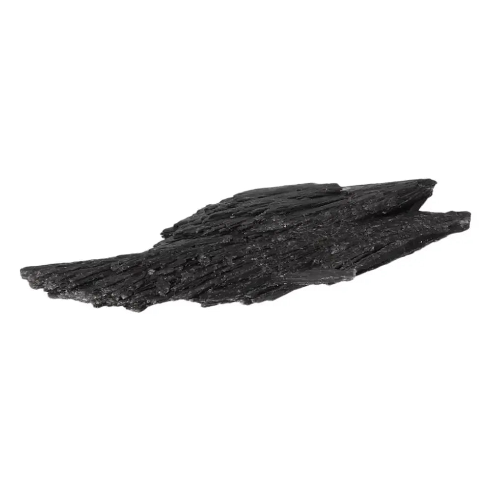 Black Kyanite crystal from Sylvia Crystals, known for spiritual clarity and introspection, exquisitely handpicked for quality.