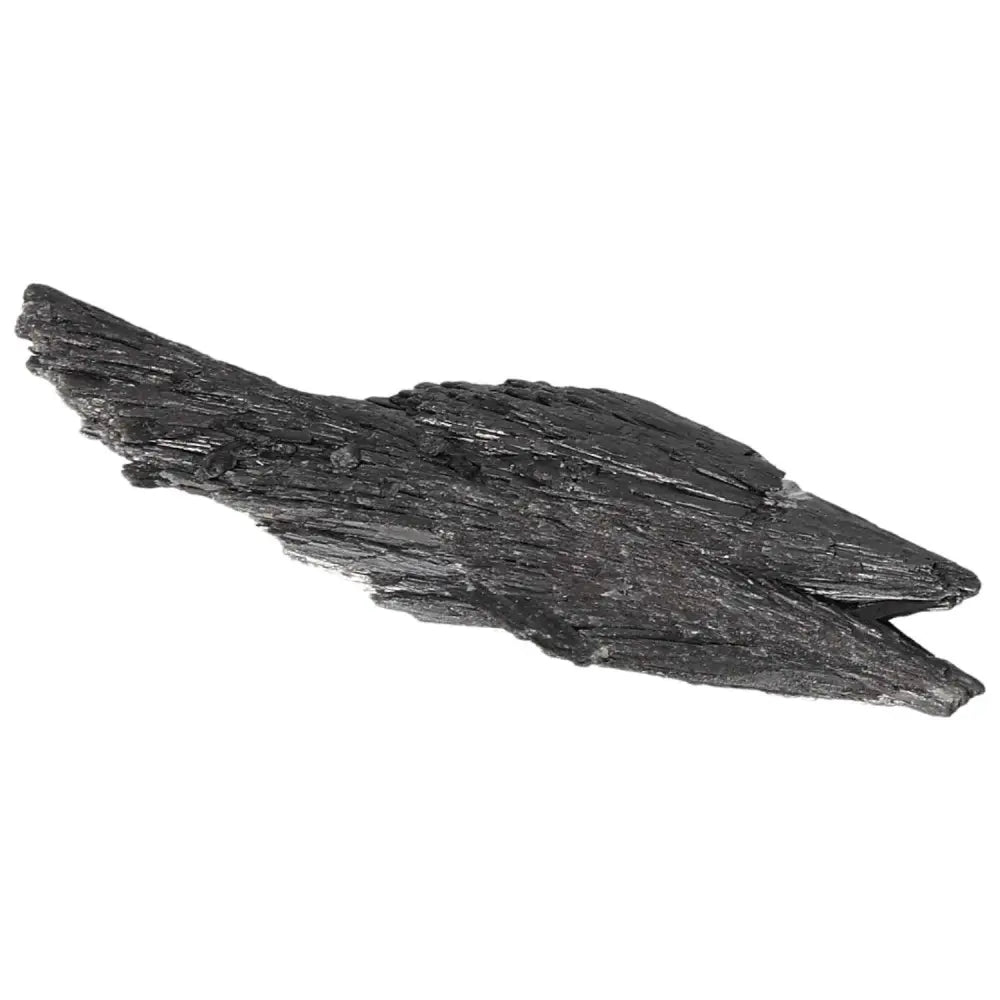 Premium Black Kyanite crystal from Sylvia Crystals, known for spiritual clarity and introspection. High-quality, handpicked stone.