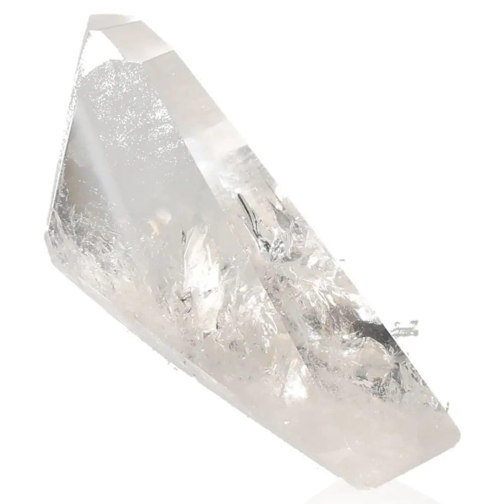 Lemurian Quartz Free Form crystal with radiant shine, ideal for enhancing serenity and balance in any spiritual space.