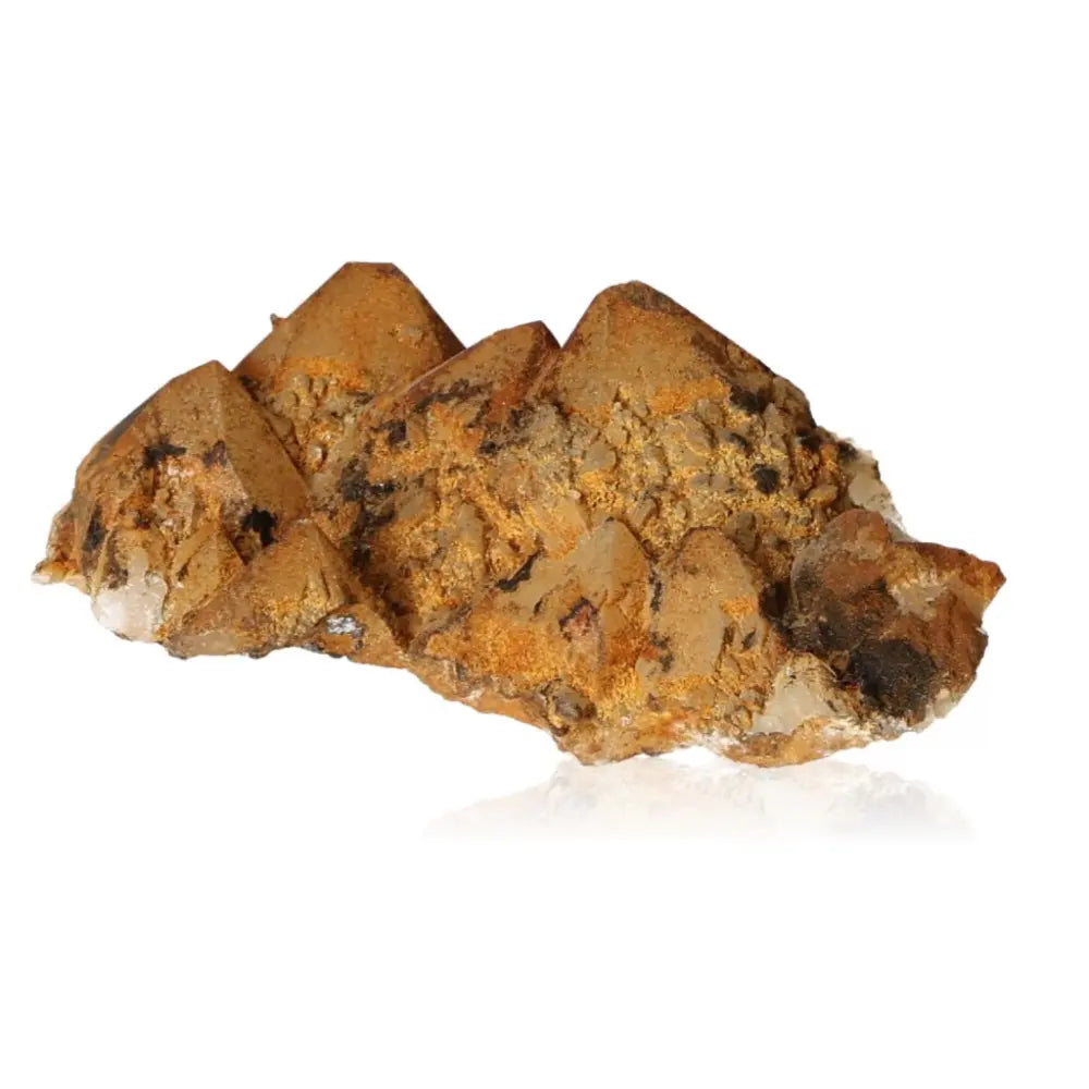 Milky Quartz with Goethite crystal showcasing ethereal charm and luxury from Sylvia Crystals, featuring cloudy elegance and mystical allure.