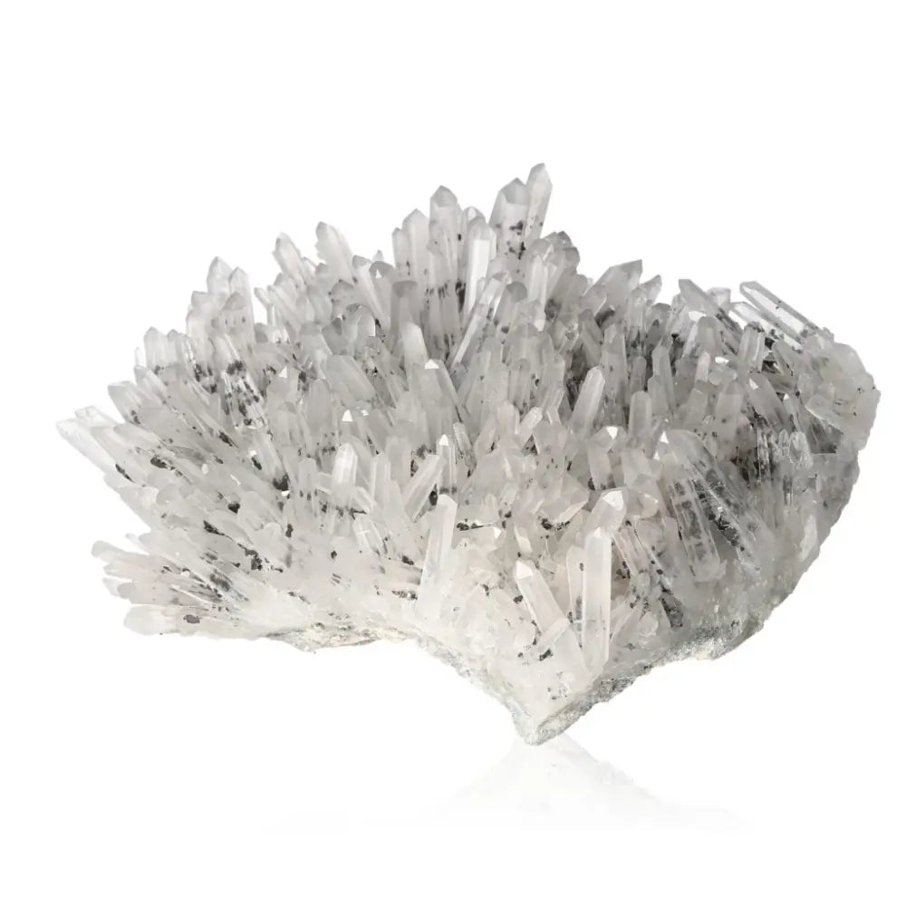 Quartz with Sphalerite crystal formation, showcasing natural beauty and metaphysical energy in a harmonious display.
