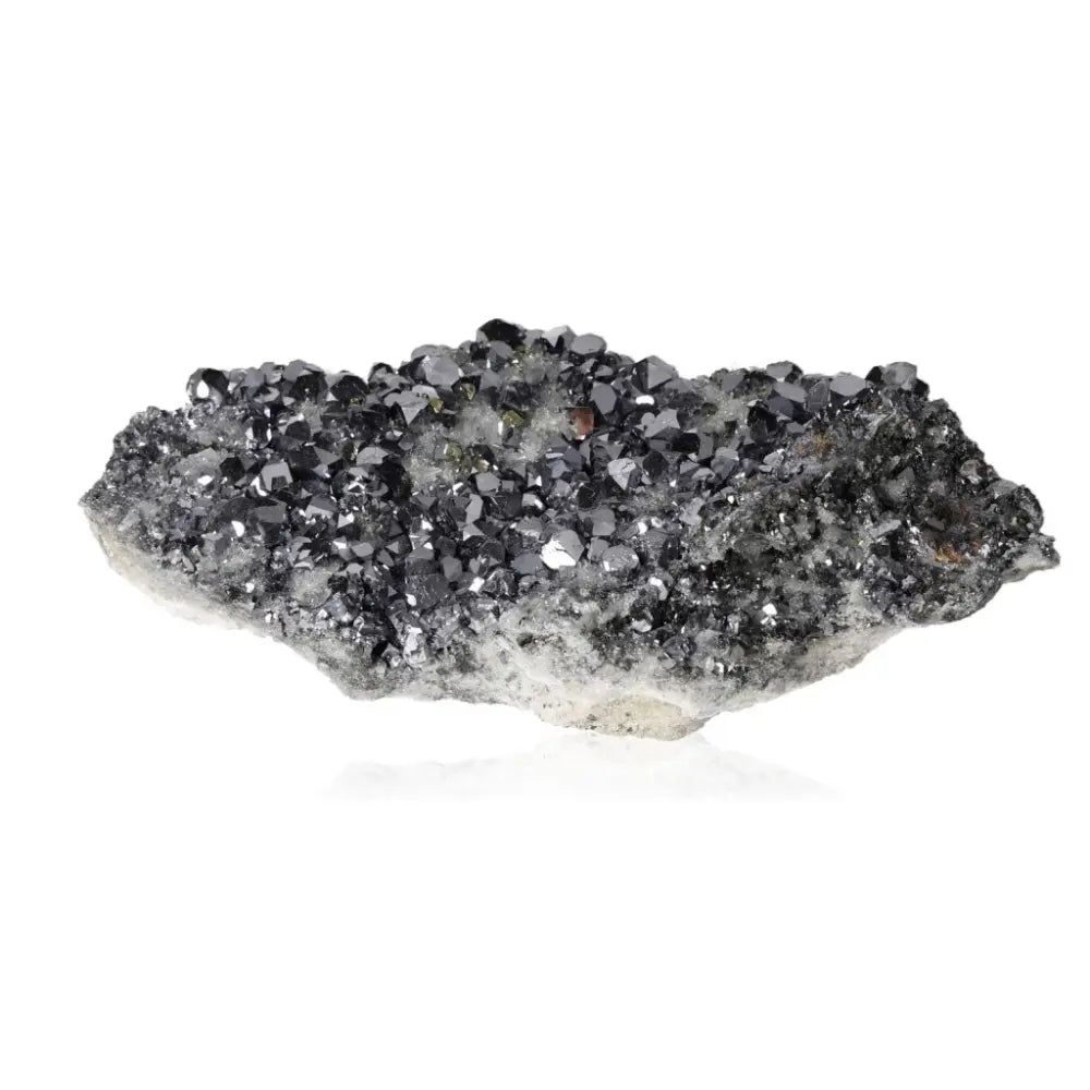 Galena with Quartz, Chalcopyrite, and Sphalerite crystal from Sylvia Crystals, showcasing a unique spiritual mineral combination.