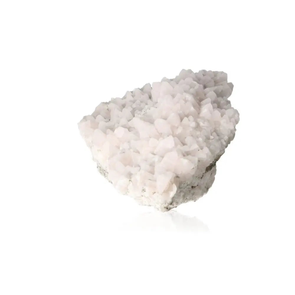 Premium Manganocalcite crystal with soft pink hues from Sylvia Crystals, ideal for heart chakra harmonization and emotional healing.