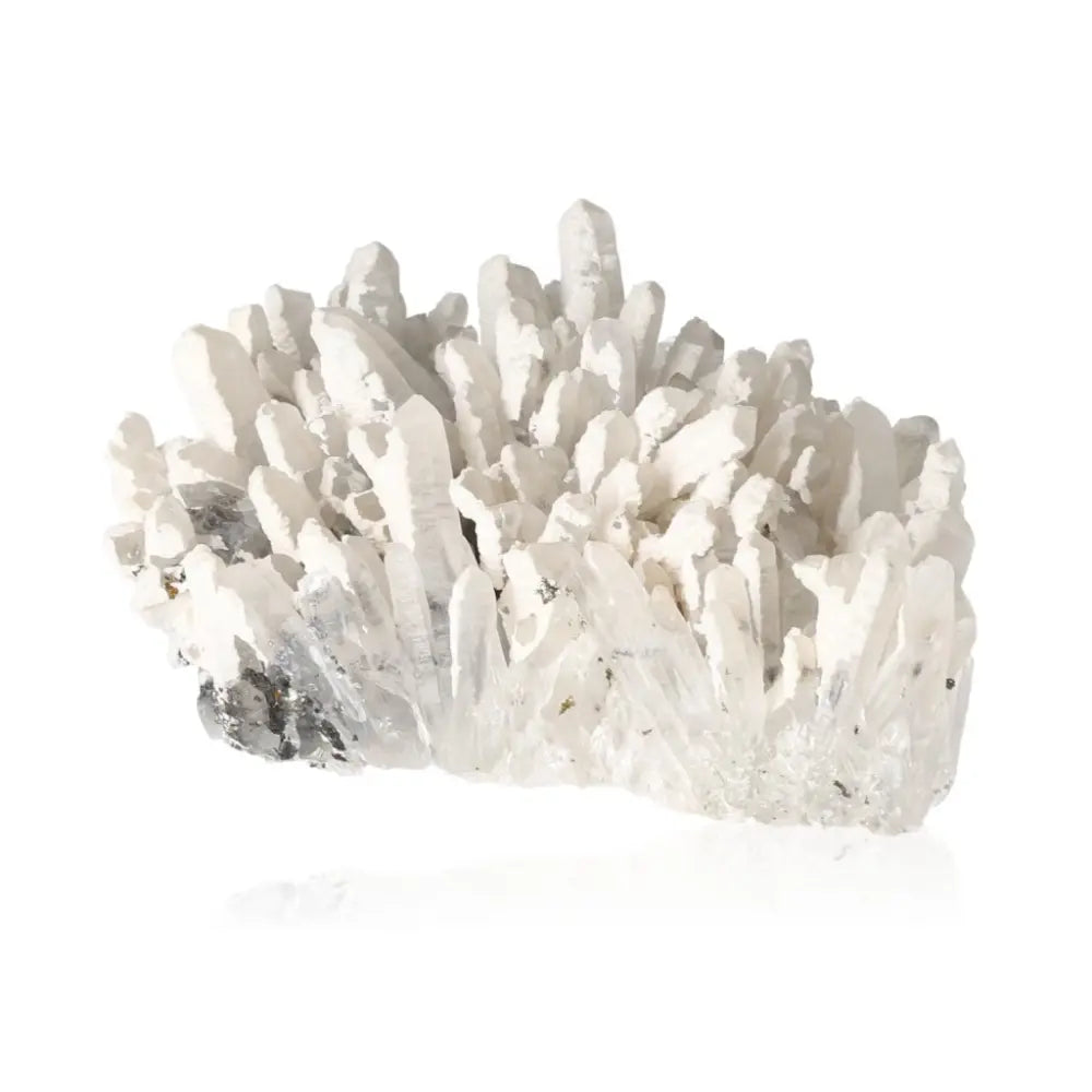 Quartz with Dolomite crystal, Sylvia Crystals masterpiece, promotes tranquility and mindfulness, Milky Quartz "Stone of Peace."