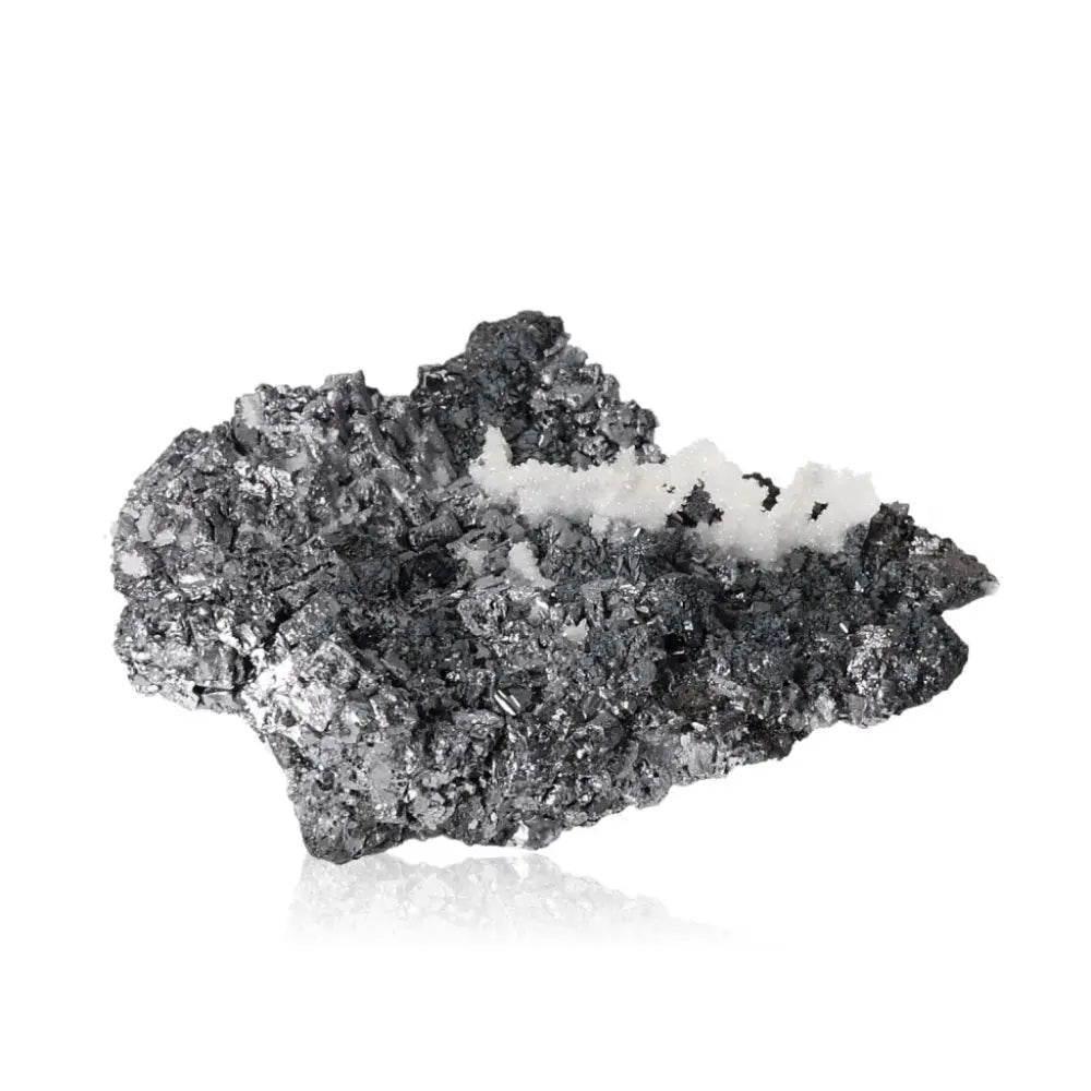 Sphalerite with Quartz crystal displaying unique textures and colors, ideal for collectors and spiritual enthusiasts seeking vitality.