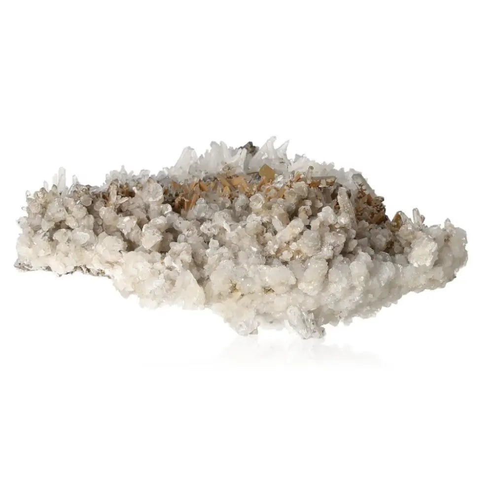 Calcite crystal cluster - gemstone for energy amplification, healing, and spiritual growth, showcasing vibrant colors and unique formations.