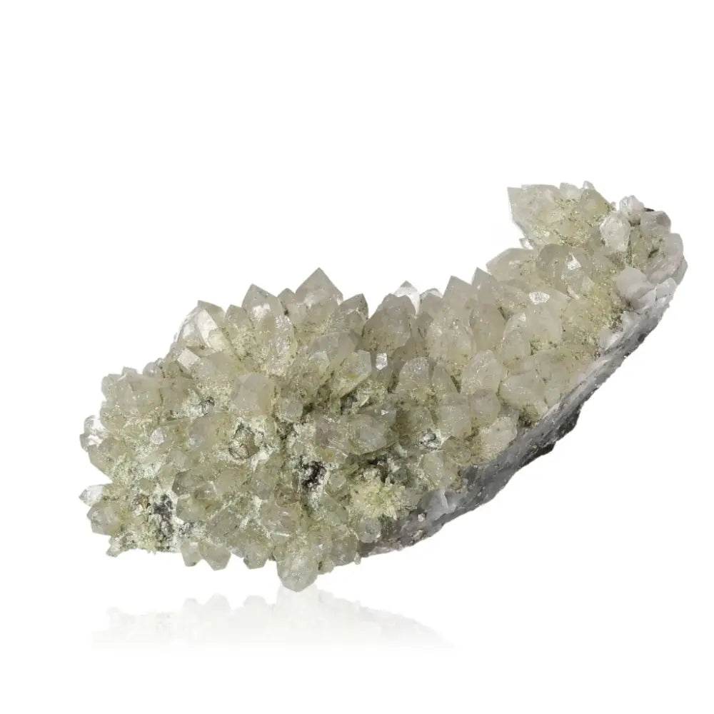 Quartz crystal cluster, "Master Healer," ideal for spiritual journeys, meditation, and enhancing positive energy in daily life.