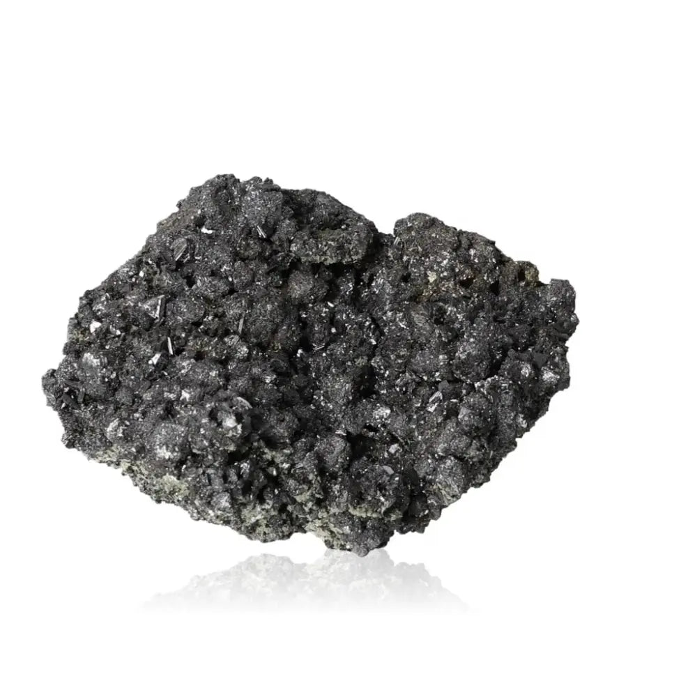 Galena crystal with grounding properties for spiritual transformation and protection, ideal for harmonizing soul and body.