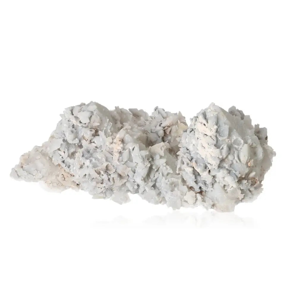 Quartz with Calcite crystal showcasing pure clarity and uplifting energy, enhancing positive energy flow in any space.