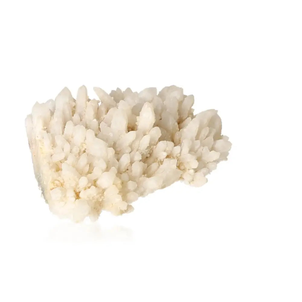 Exquisite Quartz with Calcite crystal, showcasing brilliant sparkle and transparency for enhancing balance and clarity in spaces.