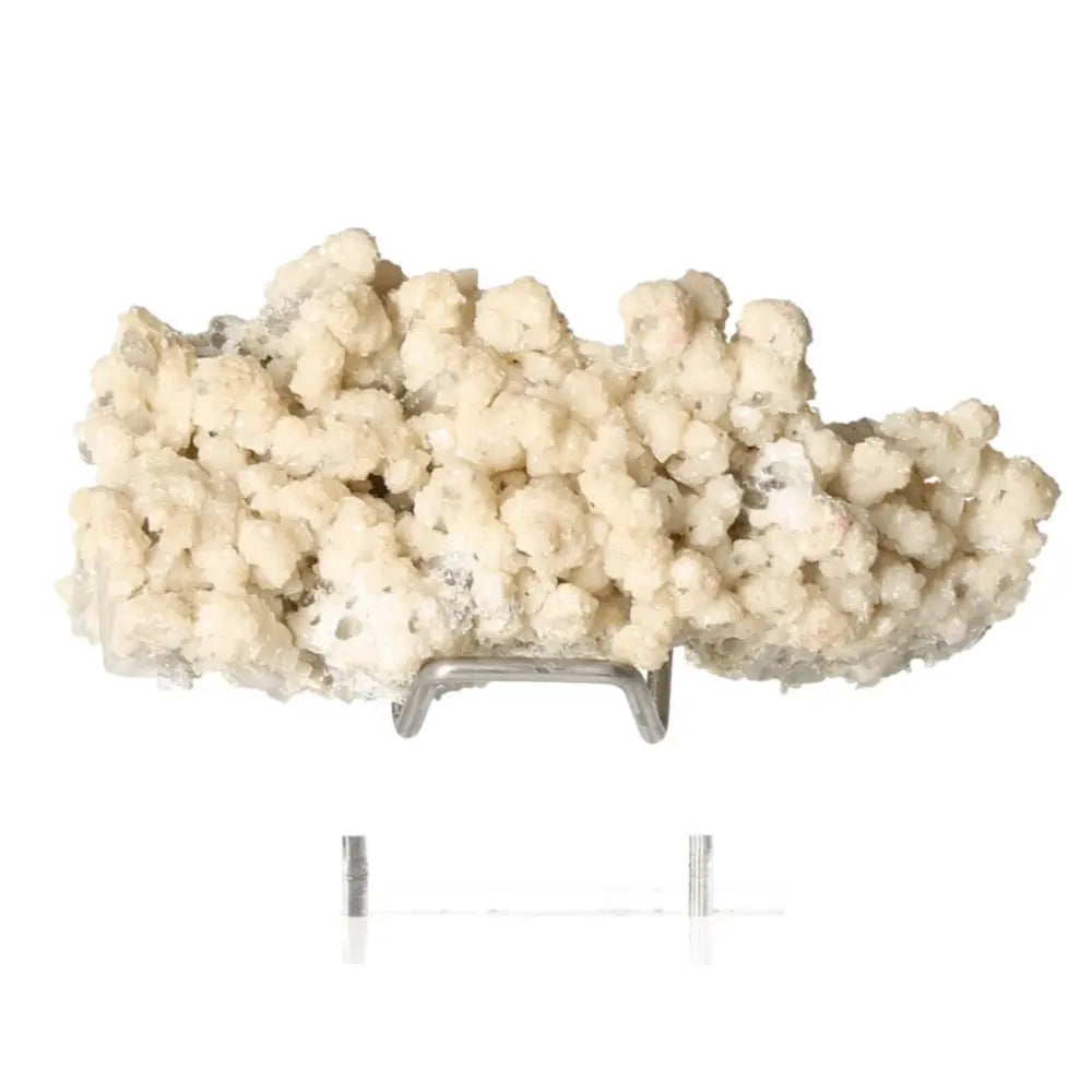 Dolomite mineral cluster for calming and emotional balance. Cleanses negative energies, supports inner peace and stability.