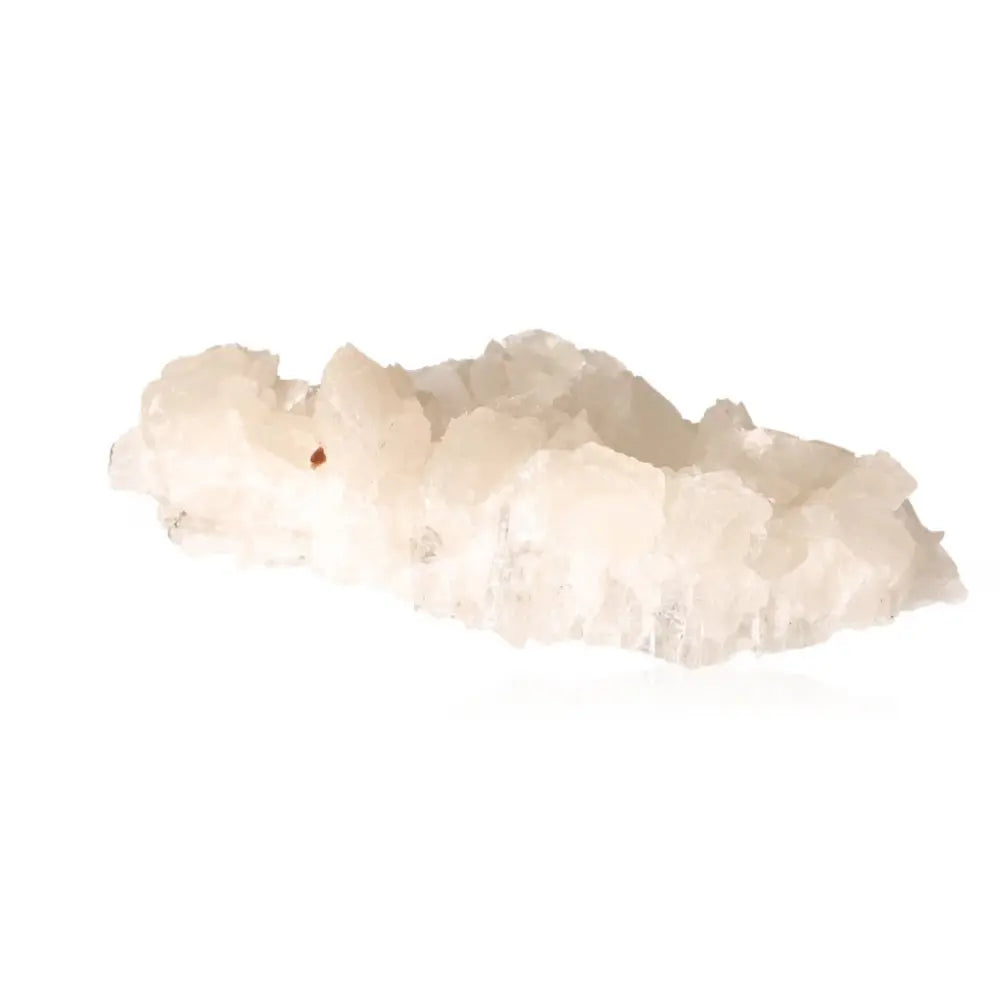 White Calcite gemstone showcasing unique formations, available at Sylvia Crystals for energy amplification and spiritual growth.