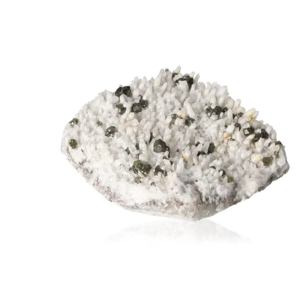 Quartz with Galena crystal showcasing natural artistry and sparkle, enhancing energy flow and tranquility.