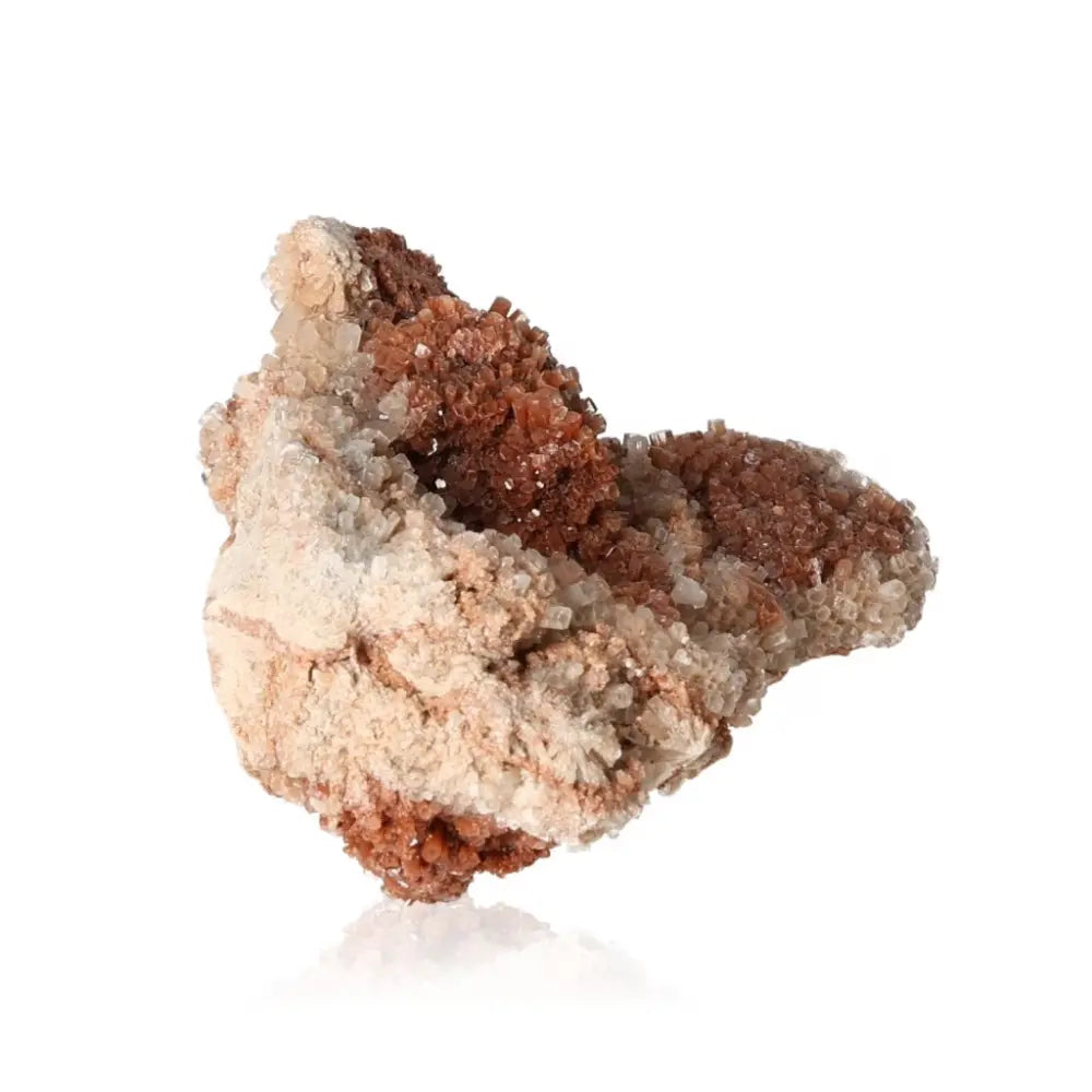 Rare creedite mineral in orange and purple hues, enhancing spiritual growth and meditation with high vibrational energy.