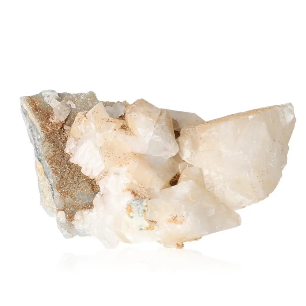 Raw quartz crystal displaying natural clarity and sparkle, ideal for enhancing energy flow and adding tranquility to any space.
