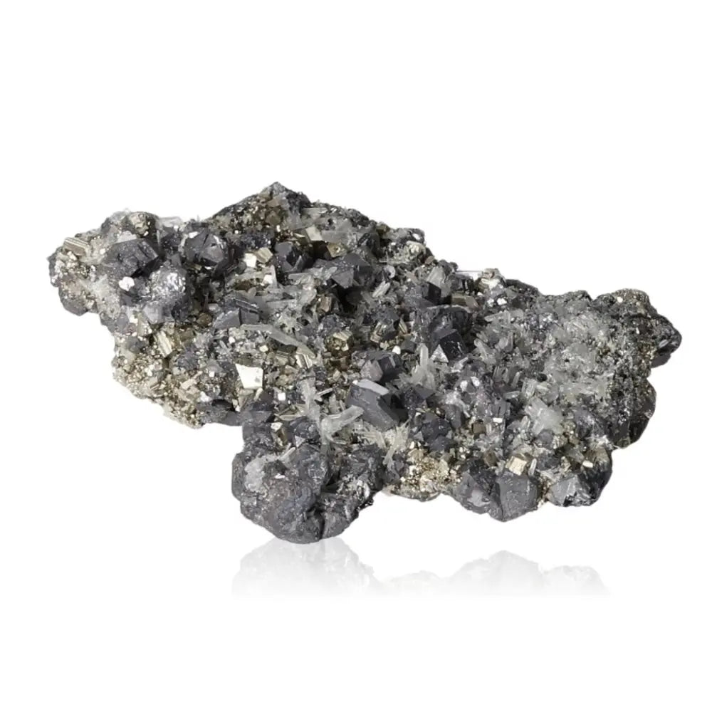 Galena stone showcasing its transformative power and grounding properties, ideal for spiritual growth and balance.