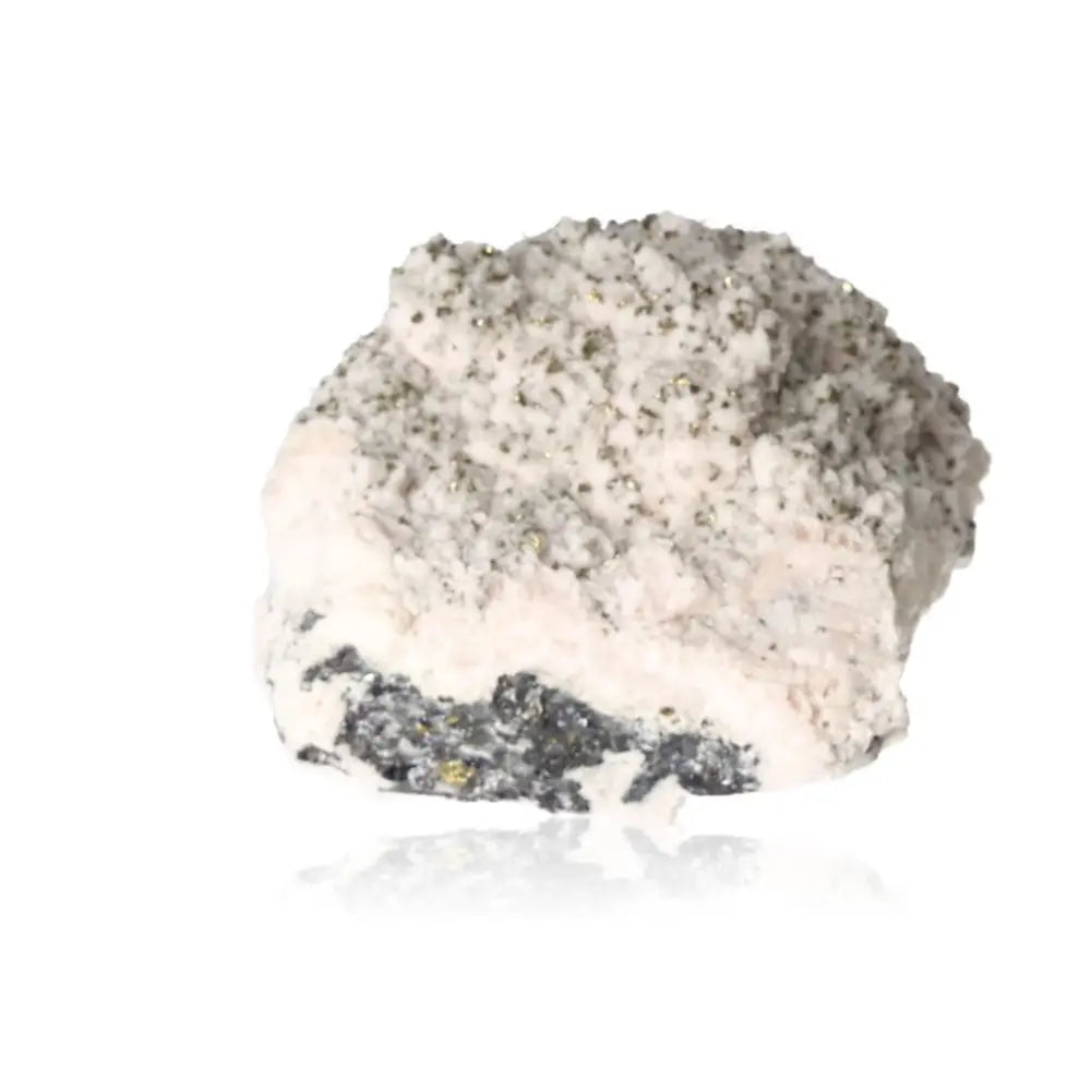 Dolomite mineral rock for calming emotions and aura cleansing, promoting peace and emotional balance.