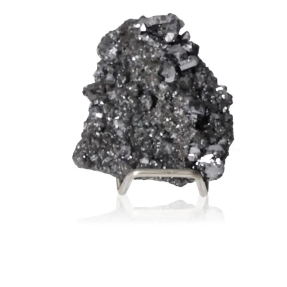 Galena mineral stone with protective grounding properties for balance and transformation.