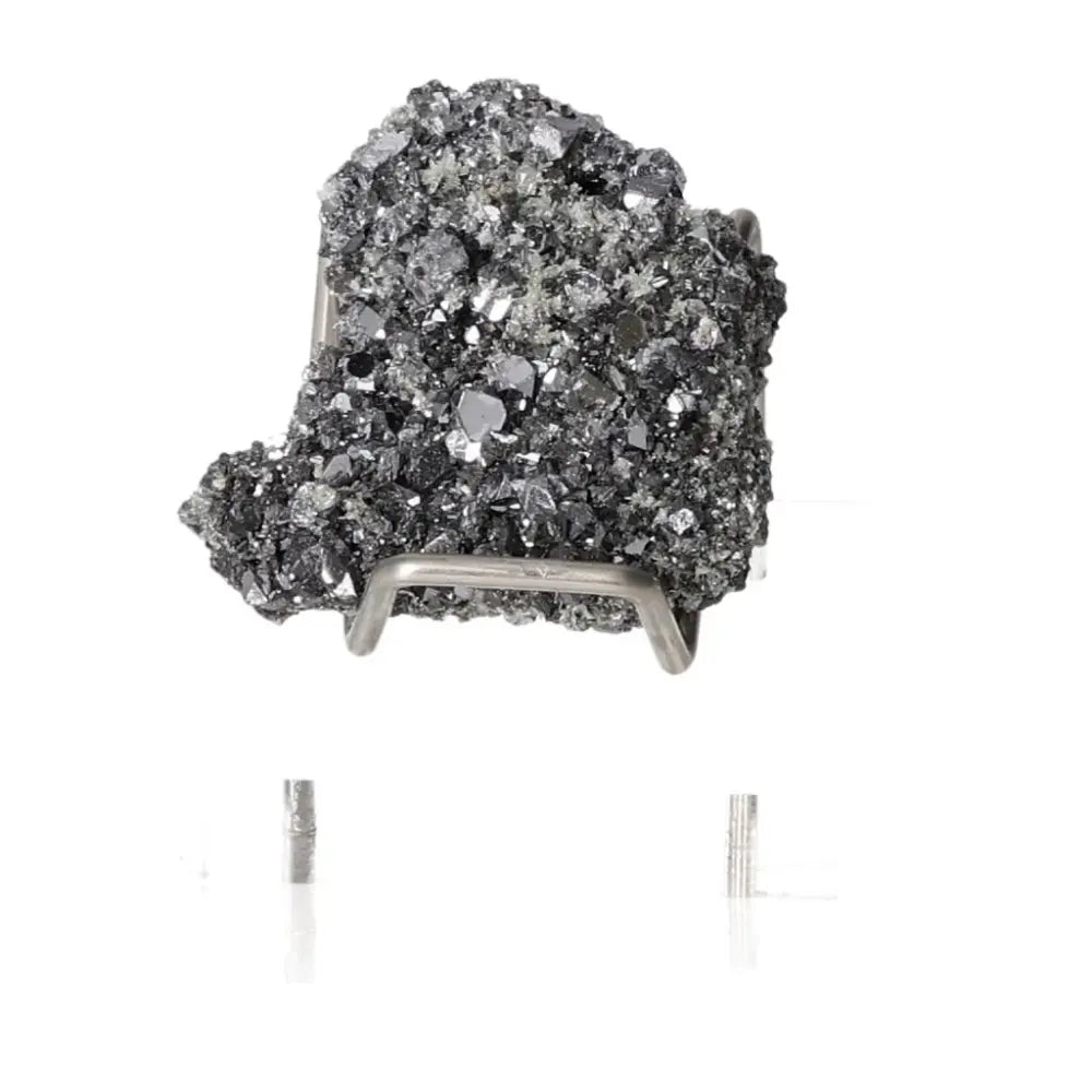 Galena stone showcasing its transformative, harmonizing properties, enhancing spiritual awareness and grounding presence.