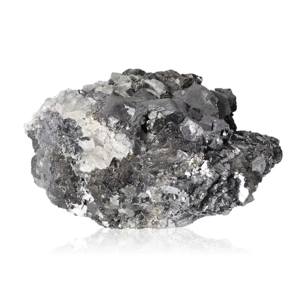 Galena stone for transformation, known for grounding and protective properties, used in spiritual and esoteric practices.