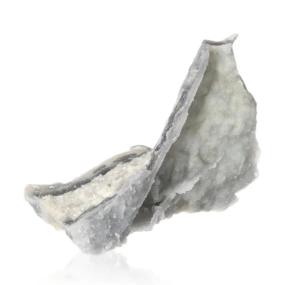 Chalcedony gemstone, known for harmony and emotional healing, with soft, tranquil energy and translucent appearance, ideal for peace seekers.