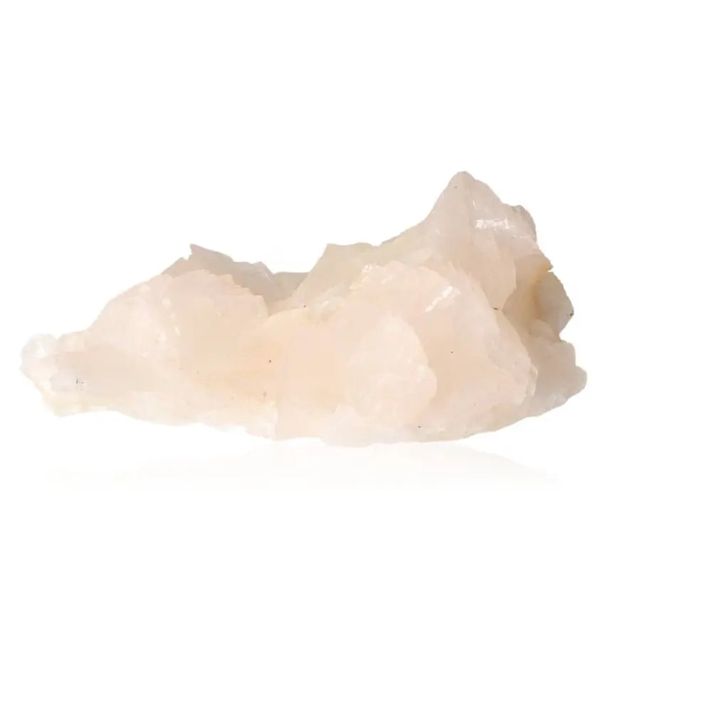 Honey Calcite gemstone, symbolizing confidence and clarity, boosting motivation and aligning with the solar plexus and sacral chakras.