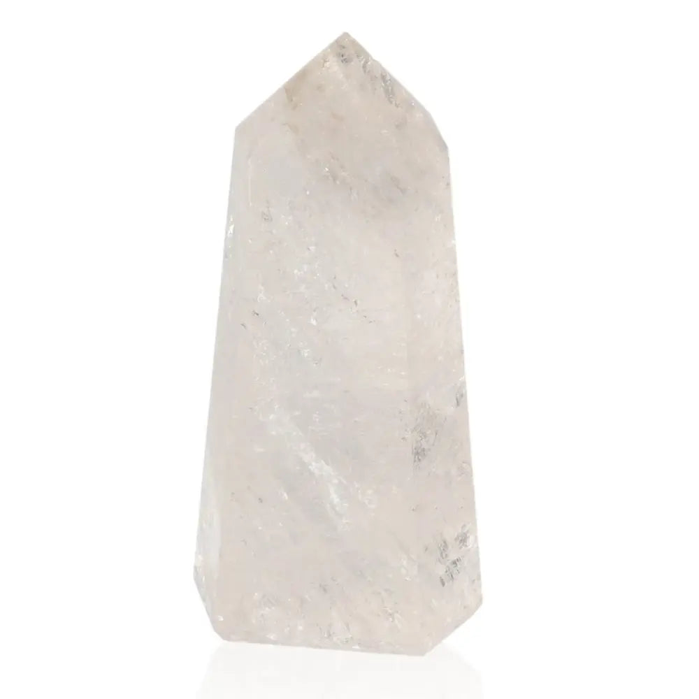 Lemurian Quartz Point crystal from Sylvia Crystals showcasing clarity and transformative energy for spiritual journeys.