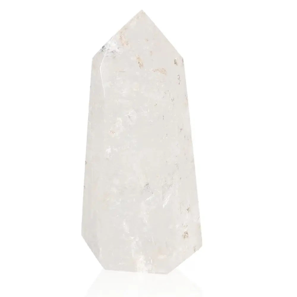 Elegant Lemurian Quartz Point from Sylvia Crystals showcasing natural beauty and superior craftsmanship.