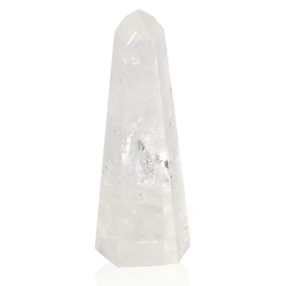 Lemurian Quartz Point crystal from Sylvia Crystals, renowned for enhancing energy and spiritual clarity.
