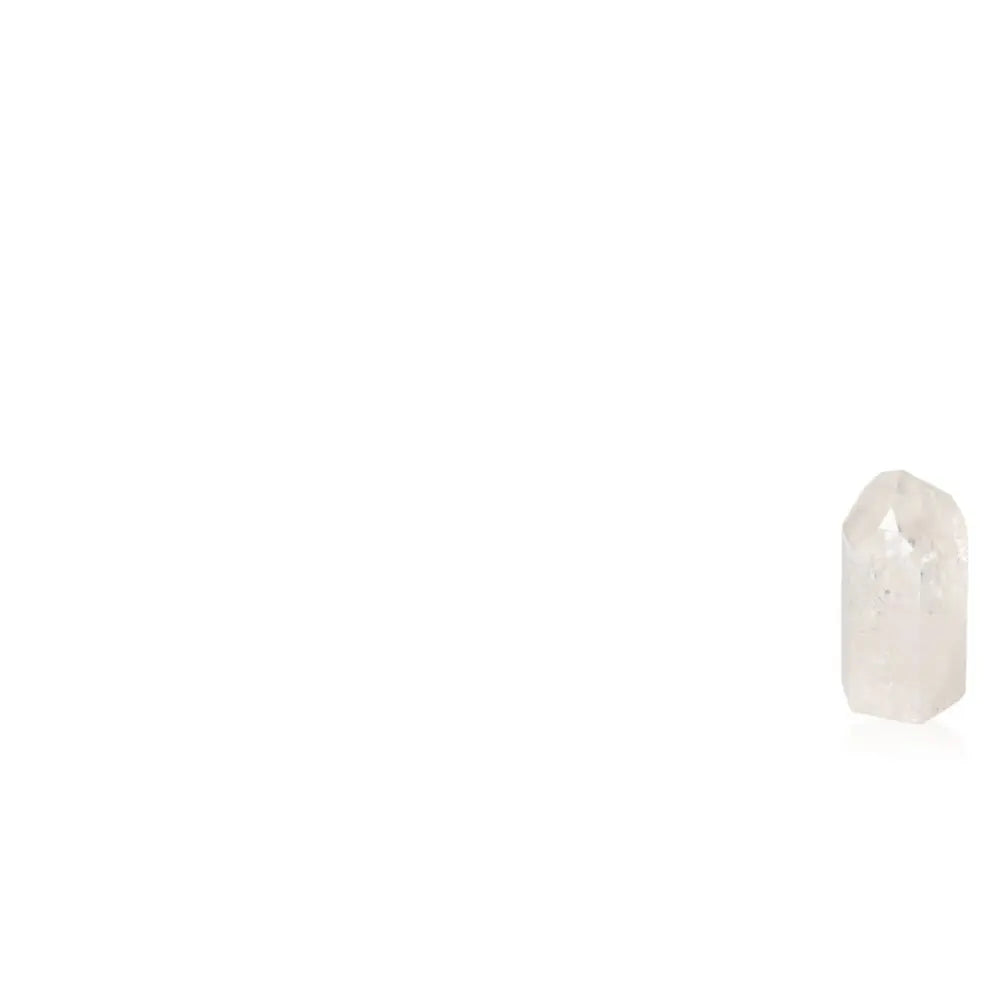 Lemurian Quartz Obelisk crystal with natural clarity, enhancing spiritual practice and energy amplification.