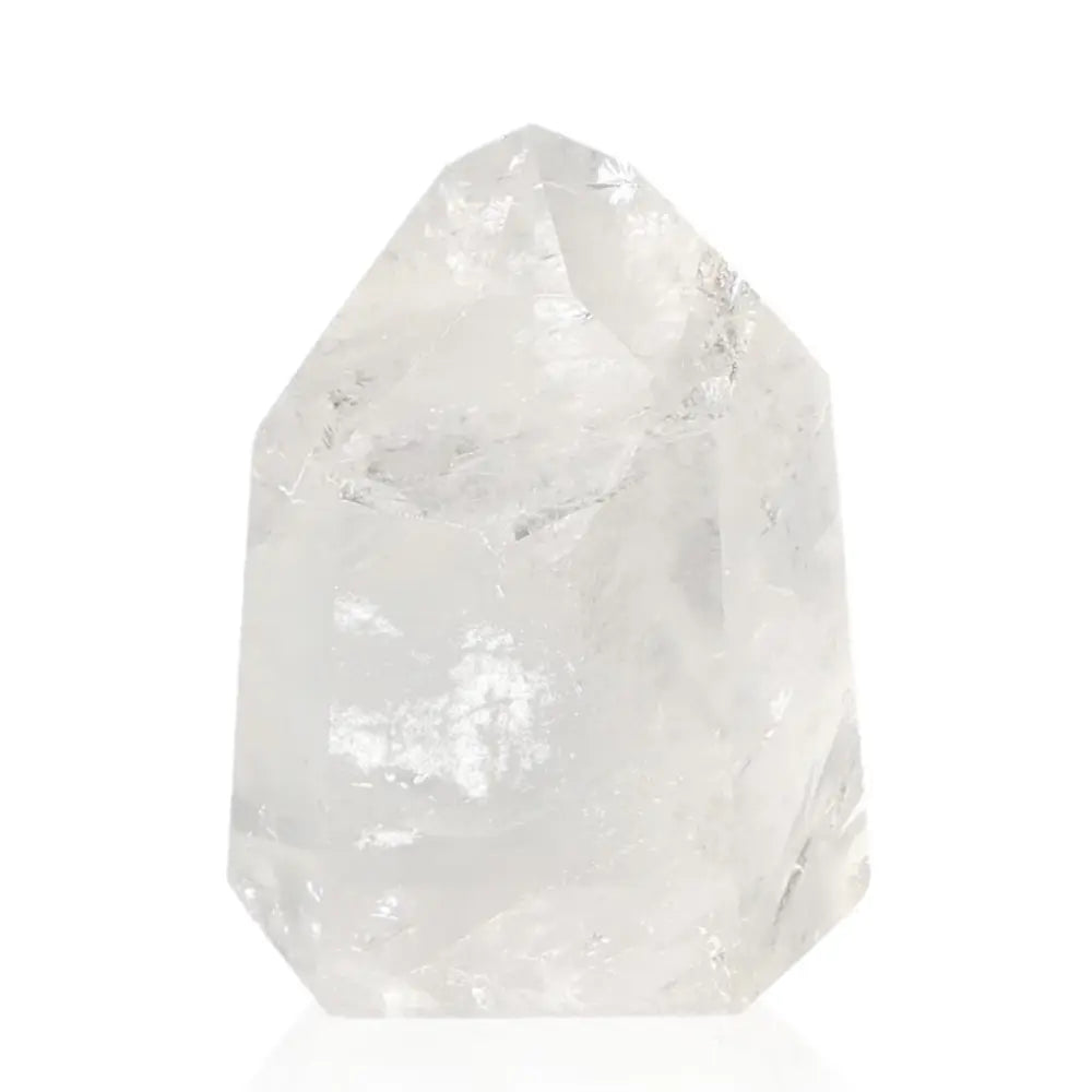 Clear Crystal Quartz Point, a natural masterpiece for spiritual rejuvenation and clarity. Transformative energy healing stone.