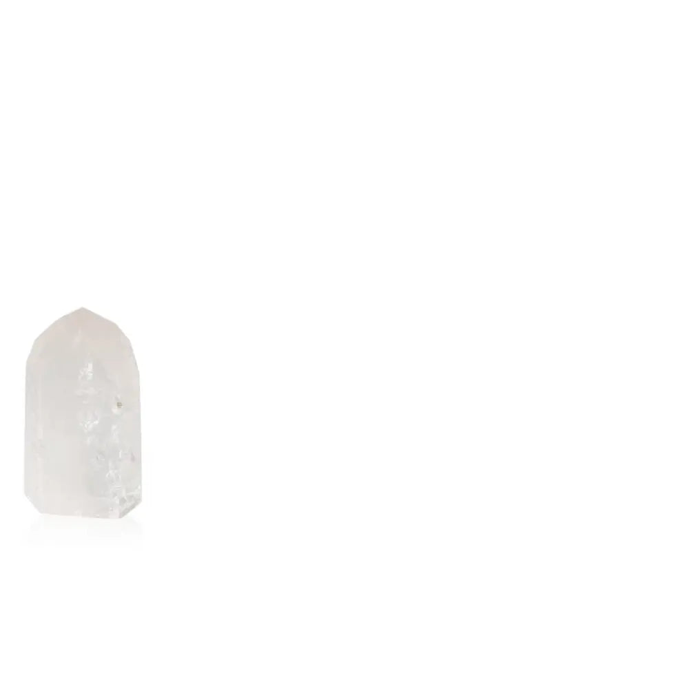 Lemurian Quartz Obelisk from Sylvia Crystals, a high-quality gem for spiritual growth and luxury decor with contemporary design.