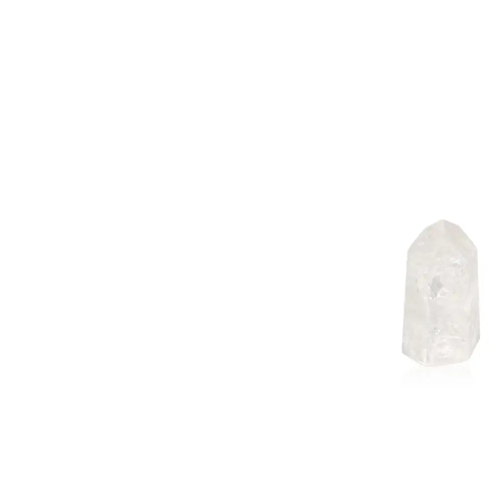 Lemurian Quartz Obelisk from Sylvia Crystals, finely crafted to enhance meditation and promote spiritual growth.