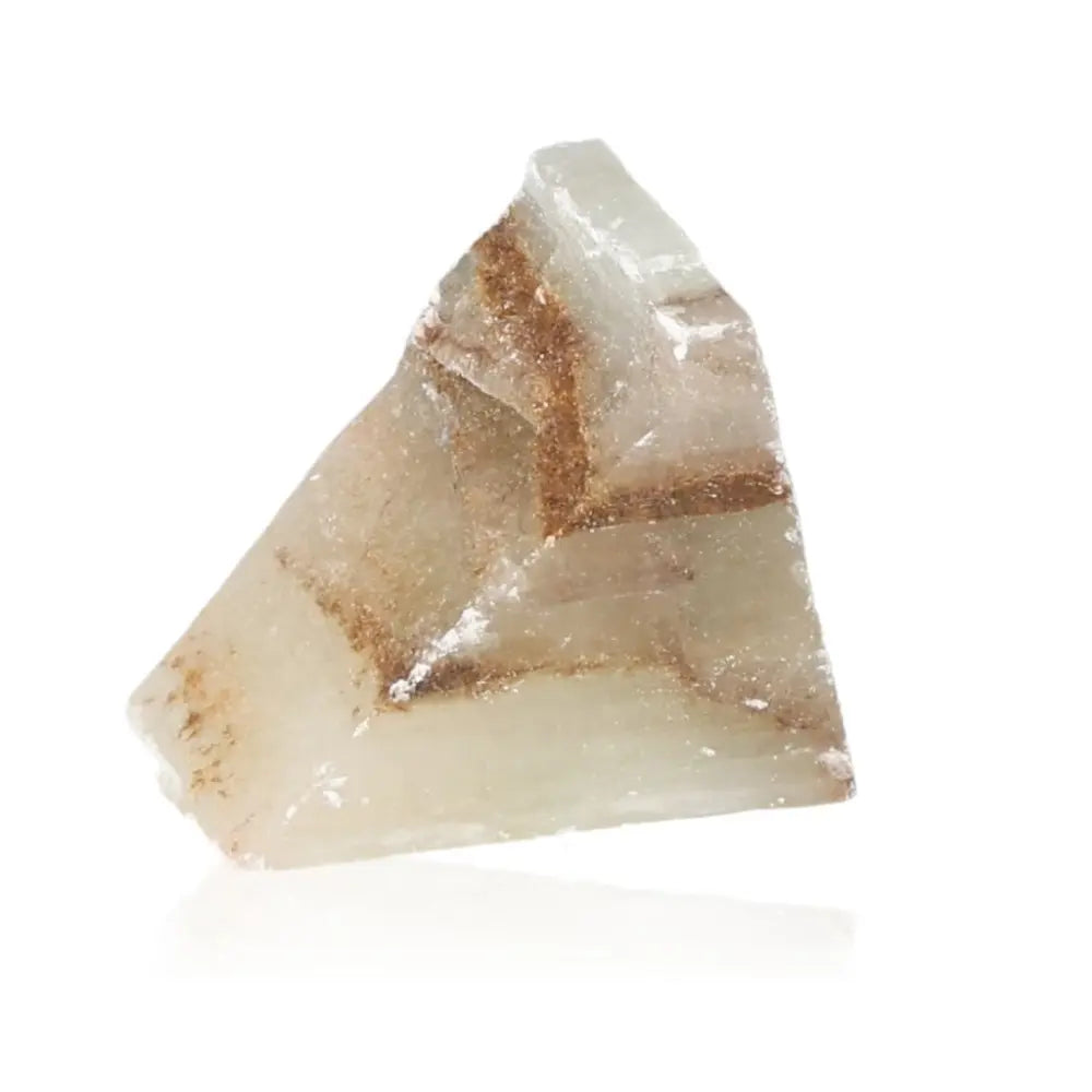 Green Calcite Crystal for emotional healing and heart energy, showcasing vibrant green hues, perfect for renewal and personal growth.