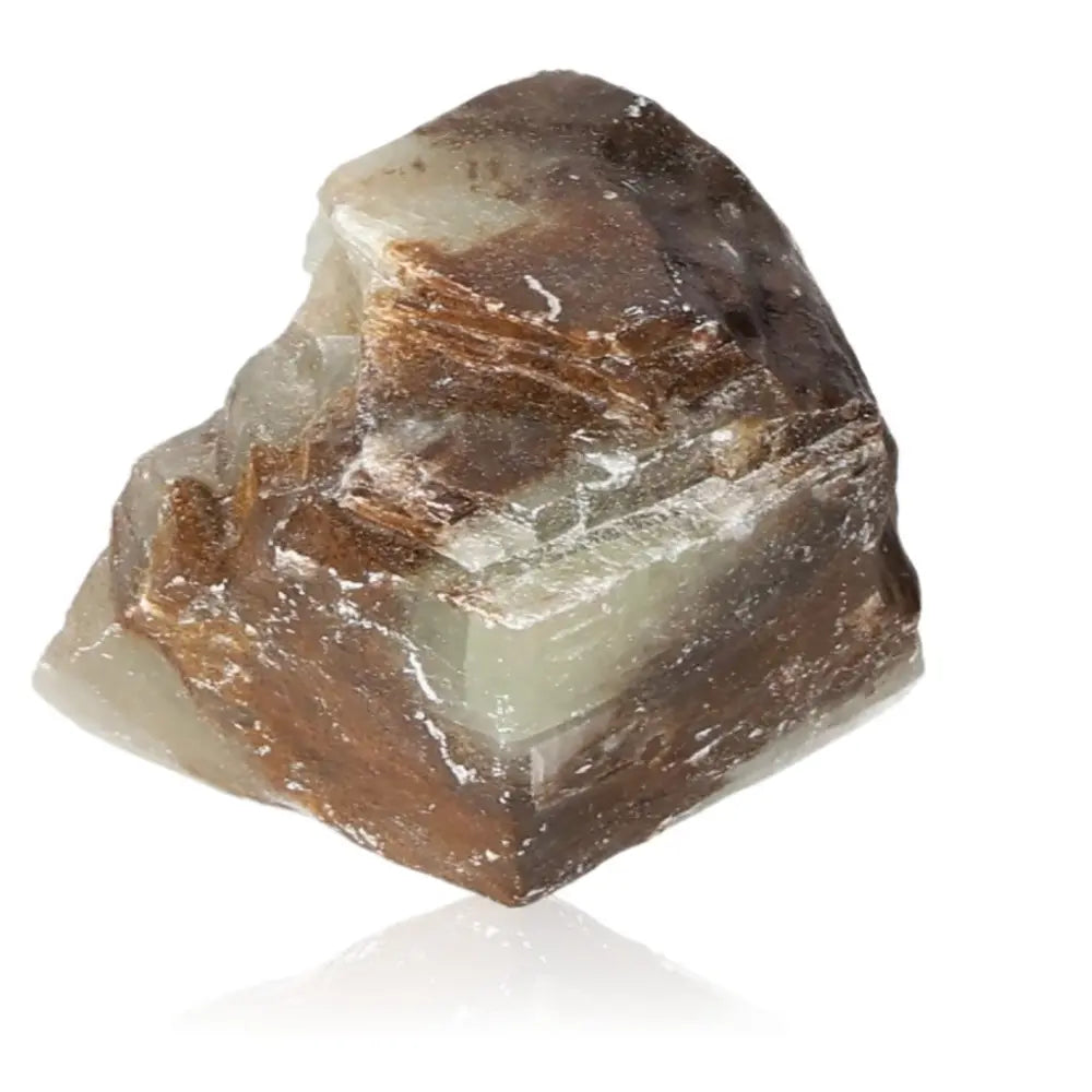 Green Calcite Crystal for emotional healing and heart energy, showcasing vibrant green hues for renewal and personal growth.