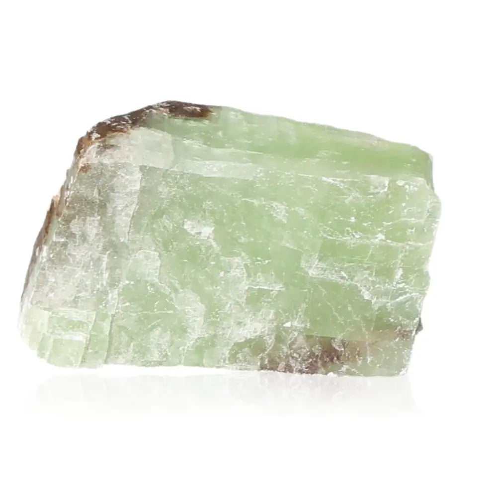 Green Calcite Crystal for renewal, emotional healing, and heart energy, enhances peace and positive vibes, vibrant green gemstone.