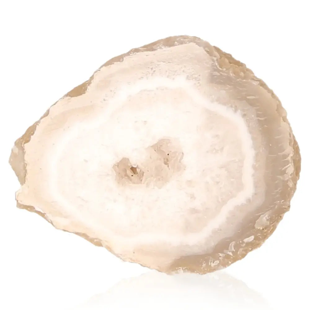 Mini Agate Geode showcasing natural patterns and vibrant hues, perfect for decoration or collection.