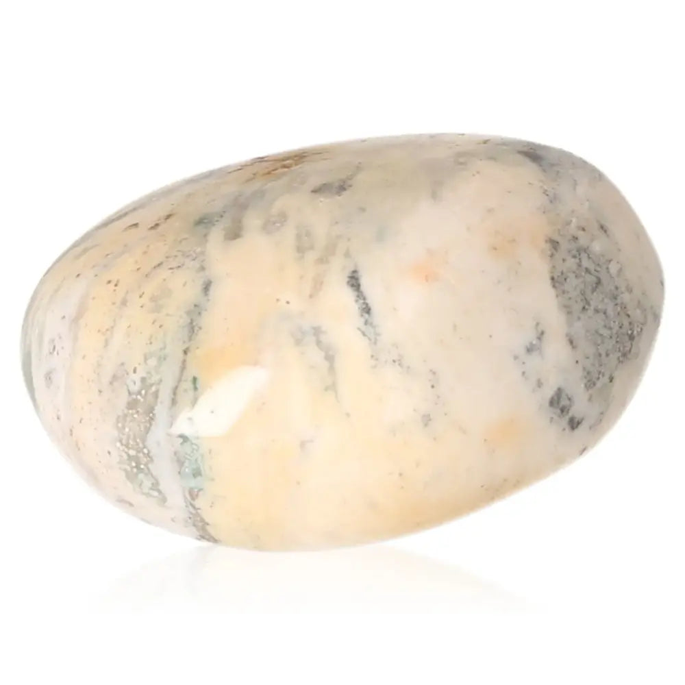 Banded Agate Tumbled Stone with serene layers for harmony and balance