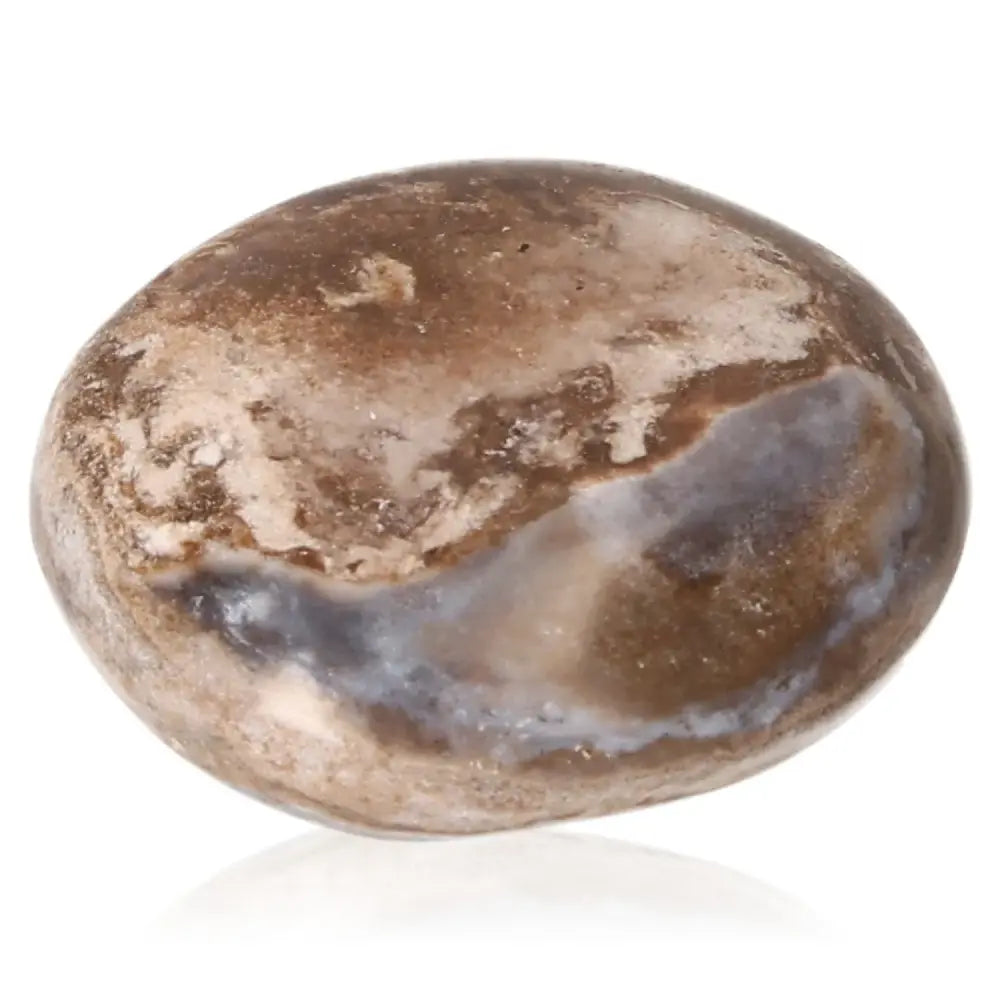 Banded Agate Tumbled Stone A Grade with harmonious bands ideal for balance and tranquility.
