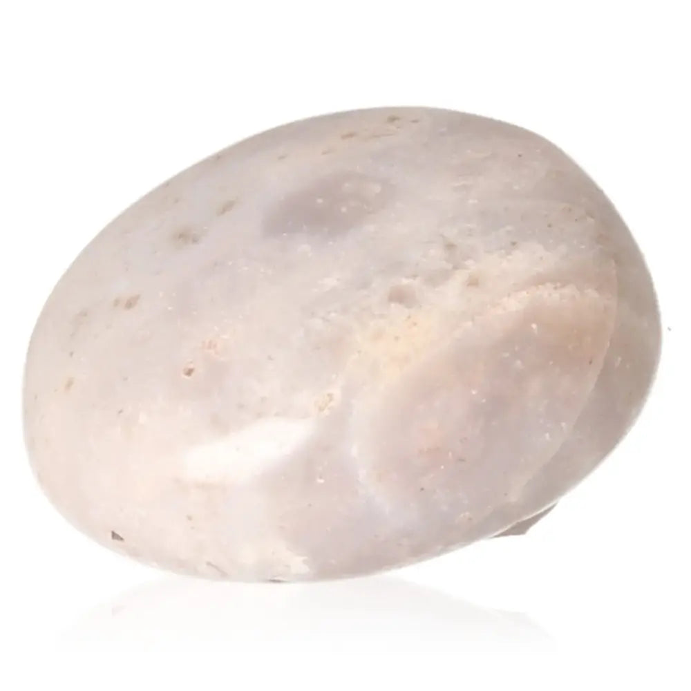 A Grade Banded Agate Tumbled Stone showcasing intricate natural bands and hues for balance and harmony.