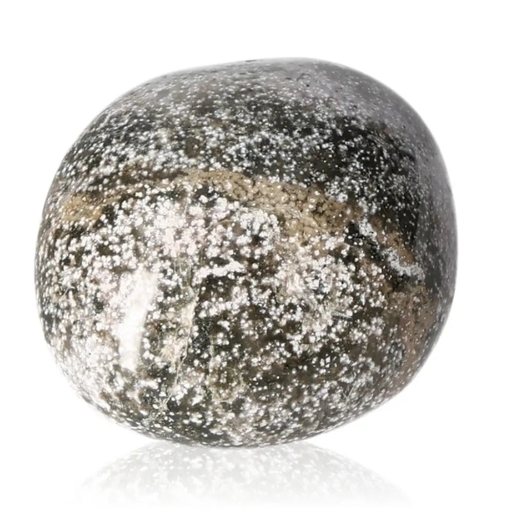 Tumbled Ocean Jasper stone for harmony, balance, and positive energy.