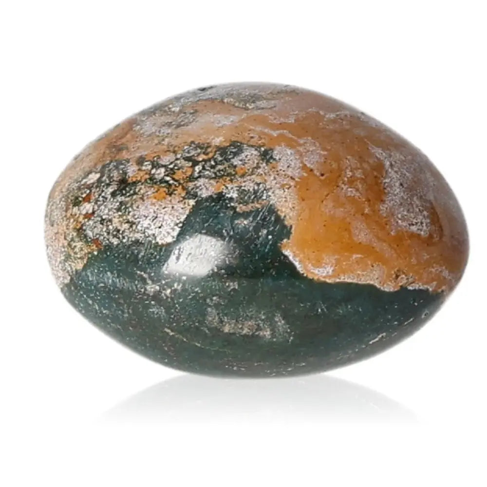 Tumbled Jasper stone with earthy tones promoting harmony and balance, perfect for enhancing tranquility and well-being.