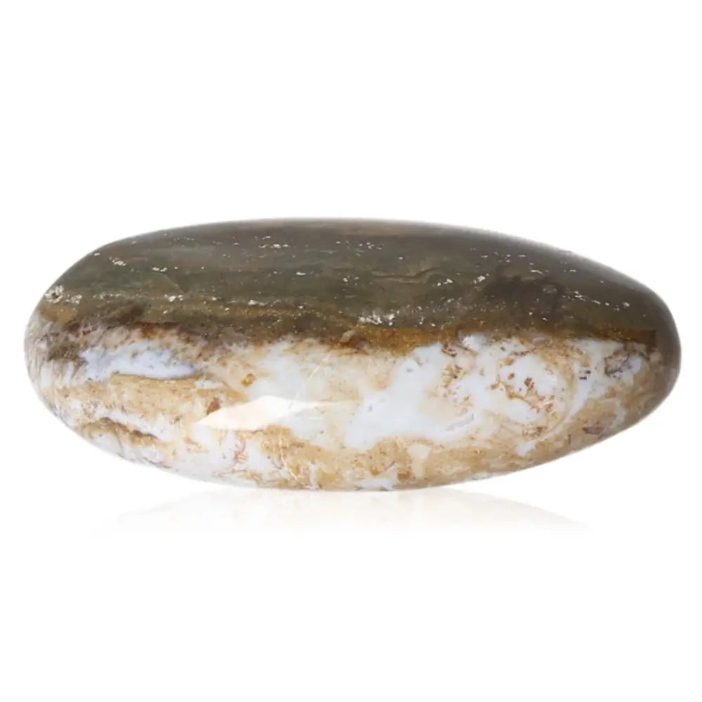 Exquisite Tumbled Jasper stone with tranquil colors, enhancing harmony and positive energy. Ideal for stress reduction and balance.