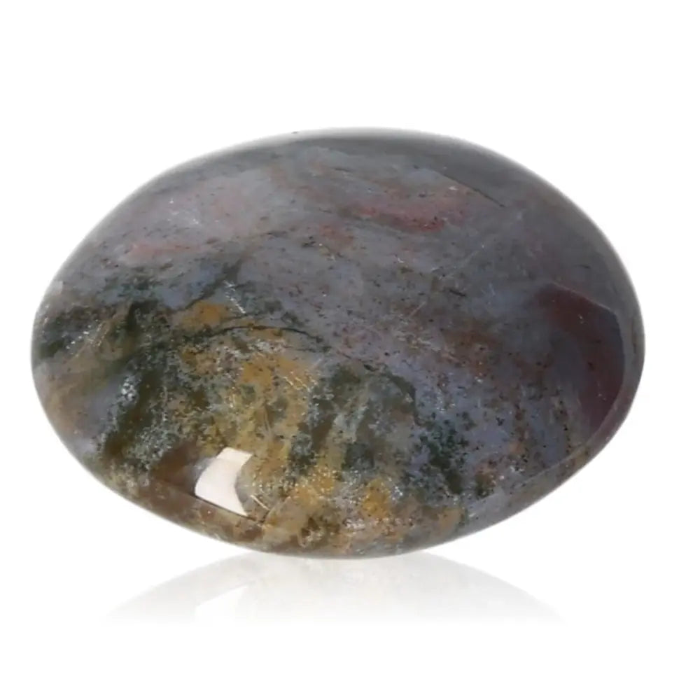 Polished Tumbled Jasper gemstone with earthy tones, promoting serenity and balance as a "Supreme Nurturer."