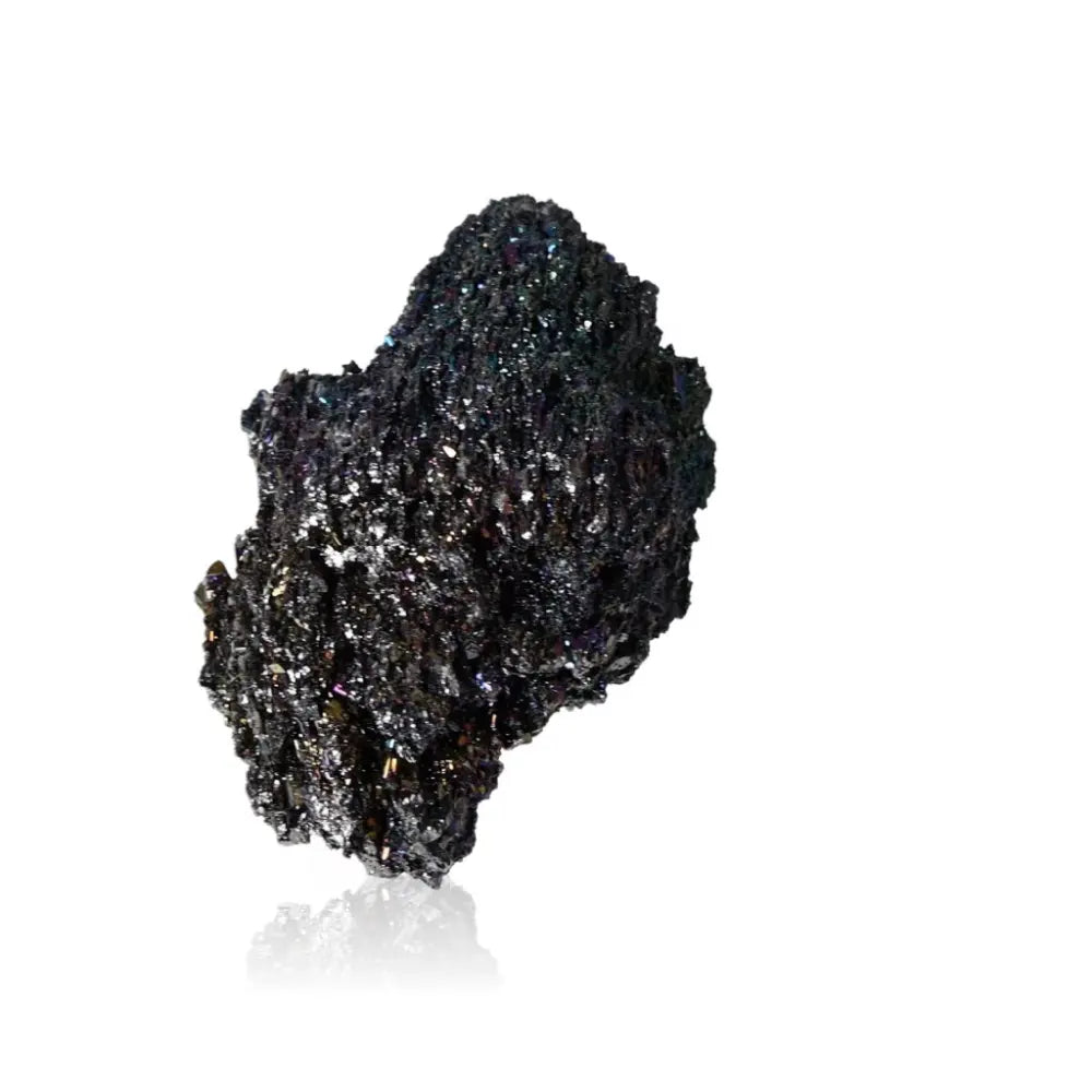 Glittering Silicon Carbide Crystal, Known as Carborundite, for Spiritual Protection and Mental Clarity