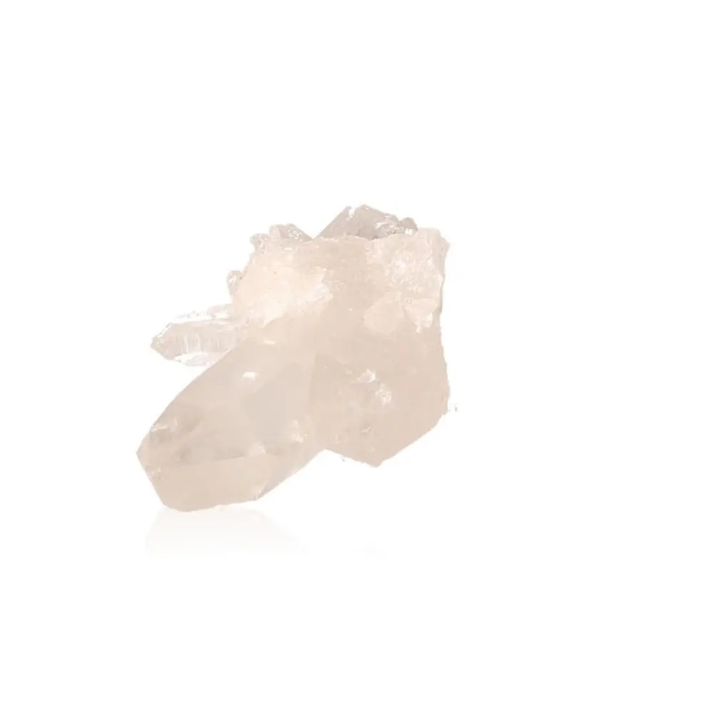 Rough Crystal Quartz Cluster for decor and spiritual growth, showcasing diverse quartz varieties.