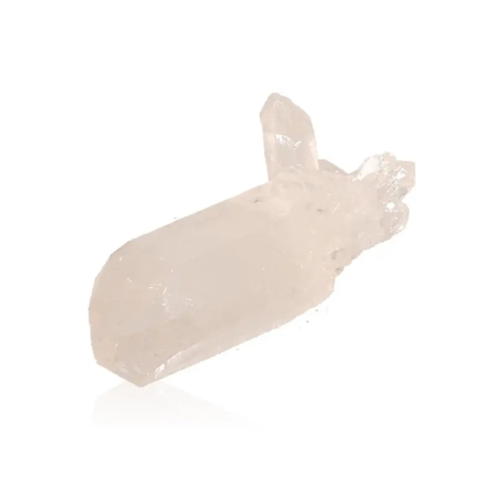 Rough Crystal Quartz Cluster showcasing natural beauty and chakra resonance with a spectrum of colors, ideal for spiritual enrichment.