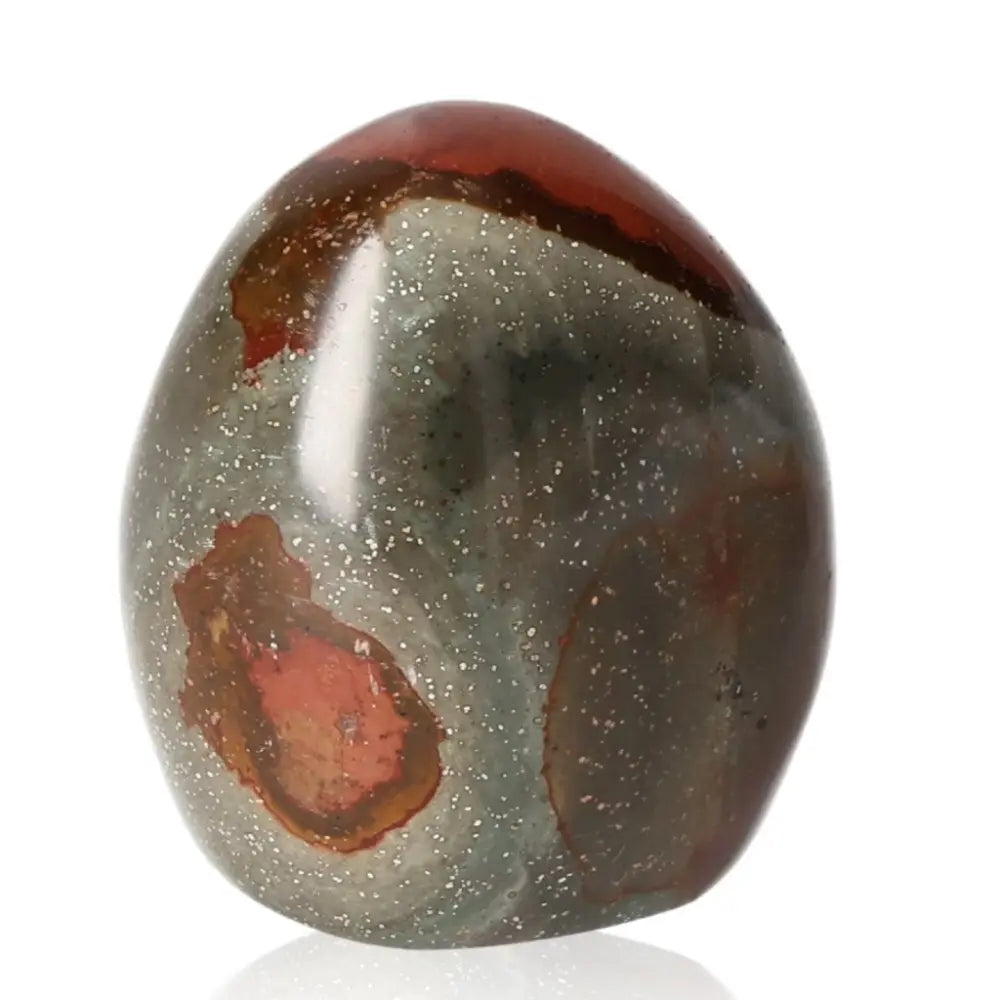 Polychrome Jasper Free Form stone enhancing living space with natural beauty, tranquility, and balance.